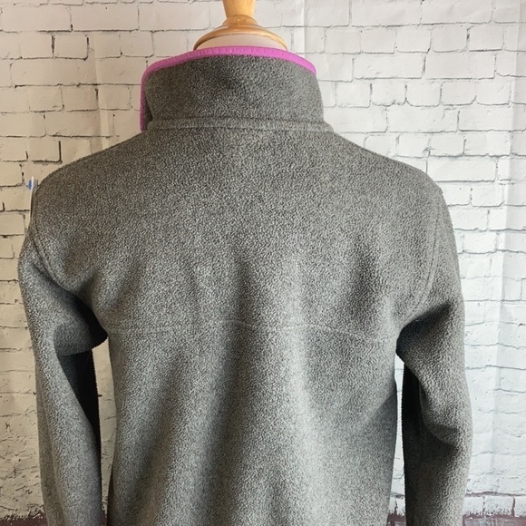 PATAGONIA Synchilla Front Snap Pocket Pullover Sweatshirt Sz S Gorp Scandi Girl - Picture 6 of 9